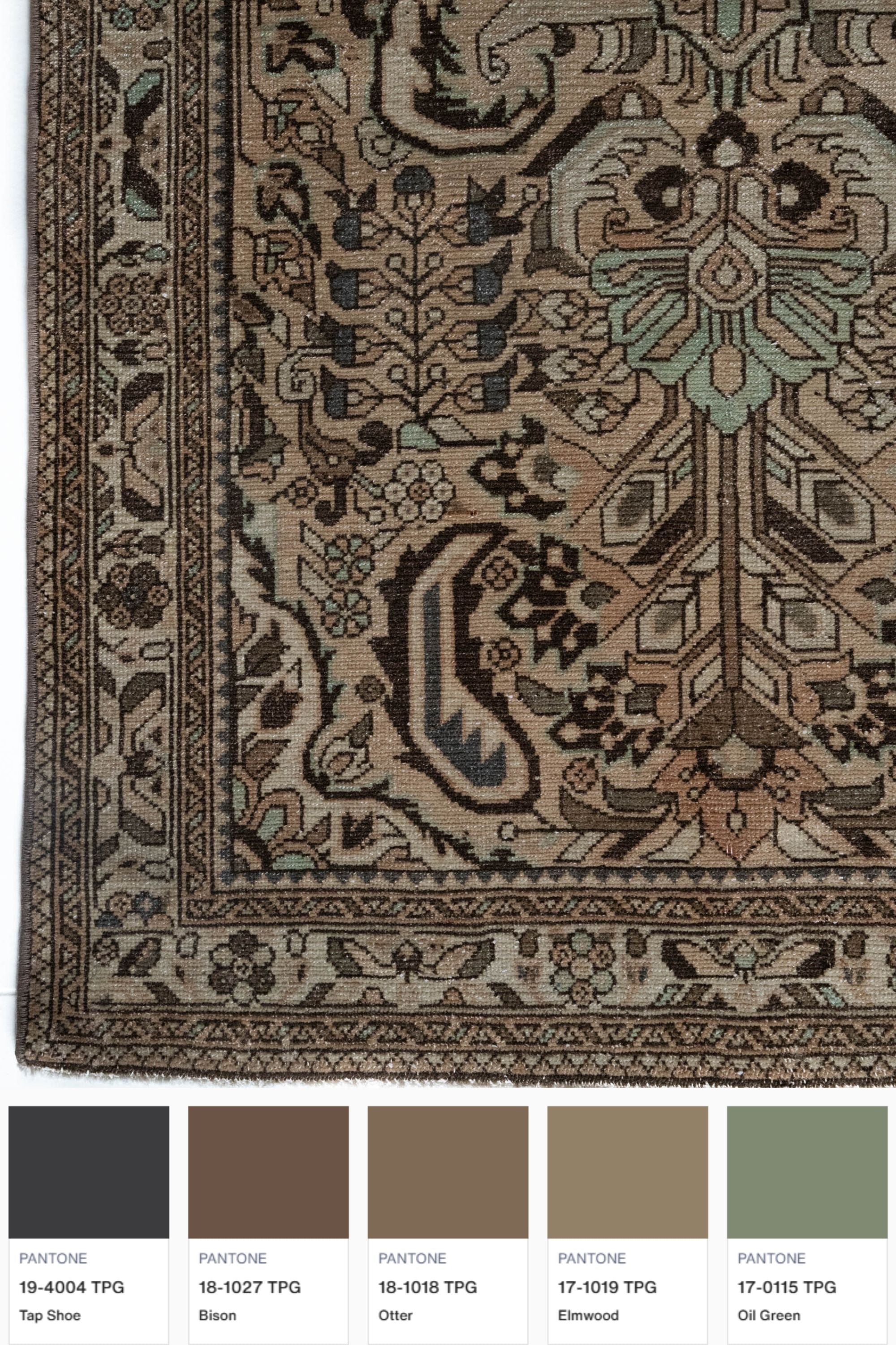 District Loom Antique Lilihan Runner Rug Ryegate