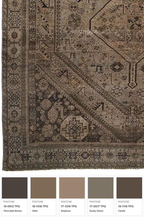 District Loom Antique Shiraz scatter Rug Monad