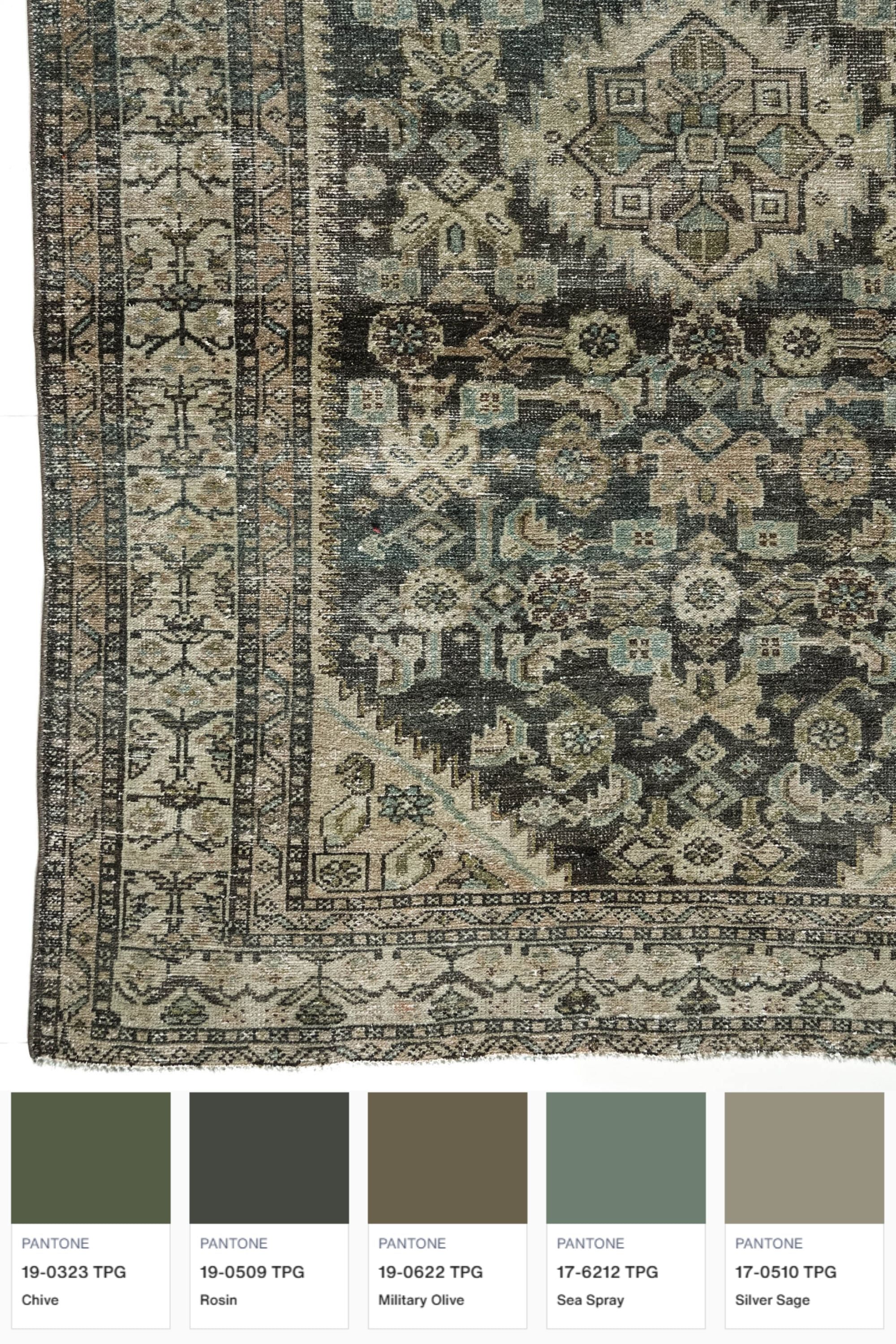 District Loom Antique Malayer Scatter Rug Ginsburg