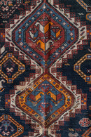 District Loom Vintage Caucas scatter rug Anaconda