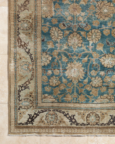 District Loom Antique Persian Tabriz area rug Shelby