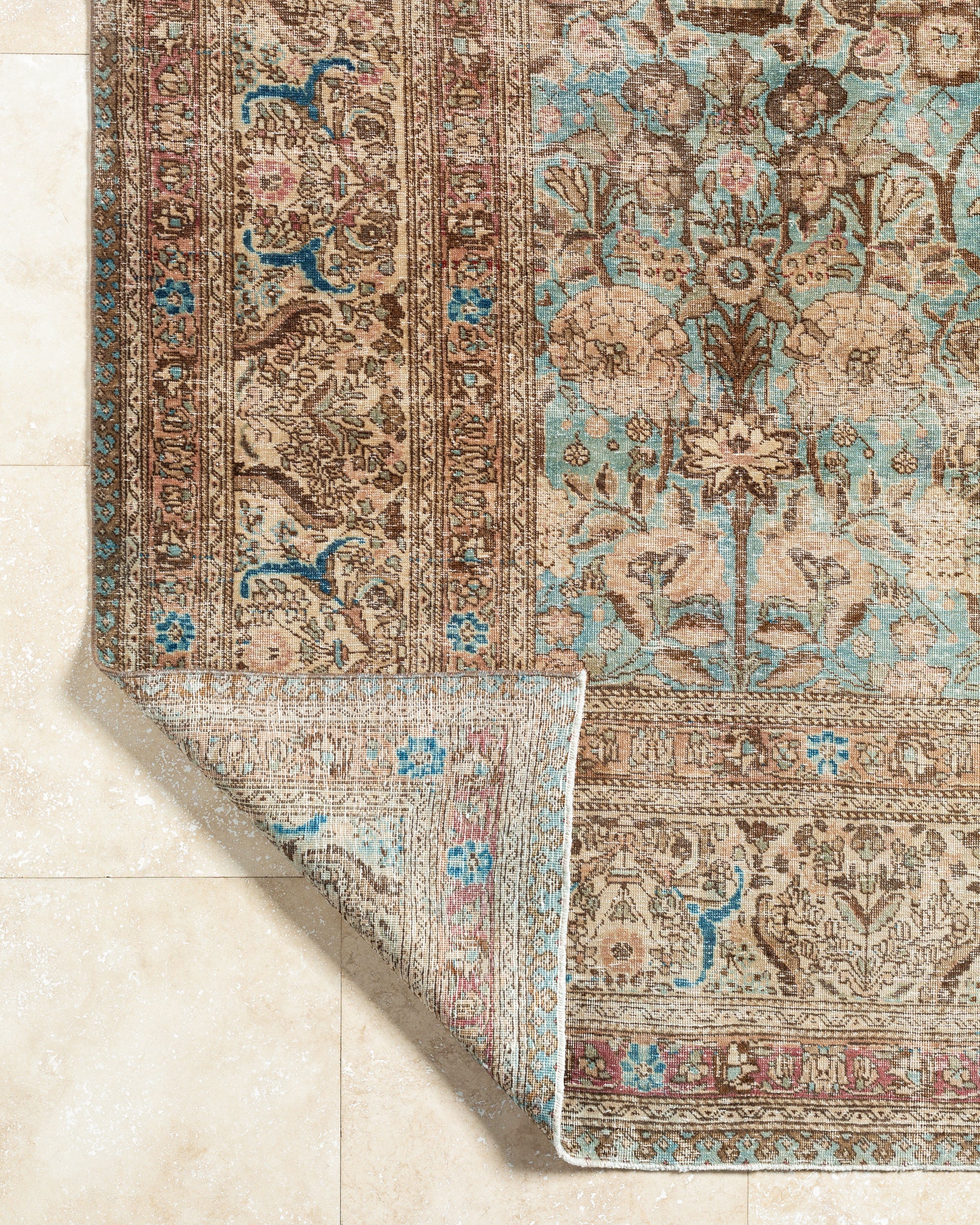 District Loom Antique Persian area rug Elwell