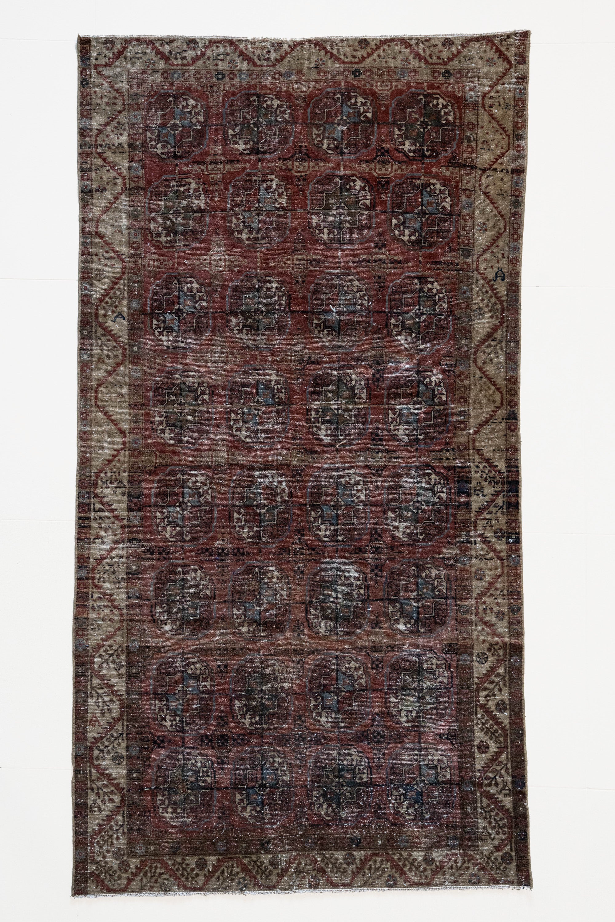 District Loom Vintage Boukhara scatter rug Arlee