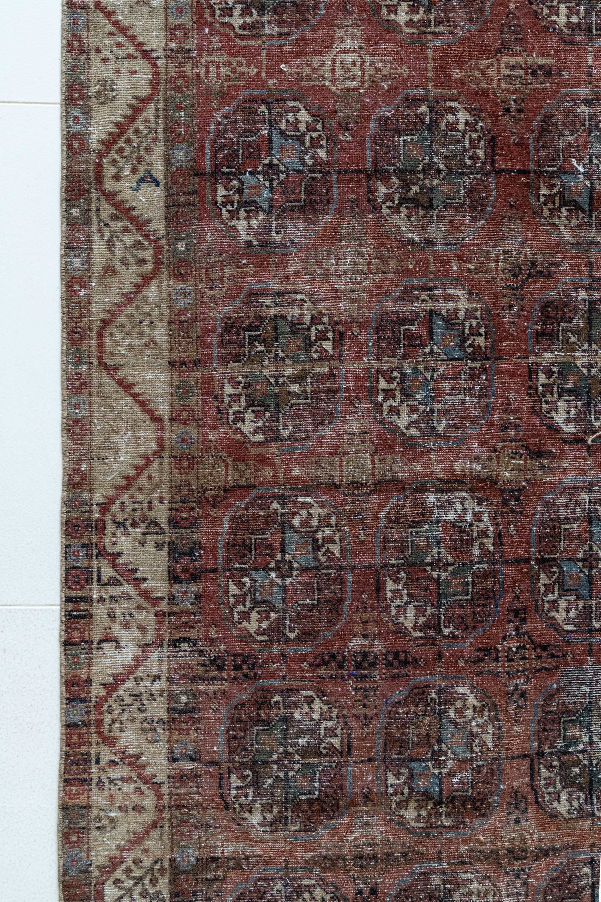 District Loom Vintage Boukhara scatter rug Arlee