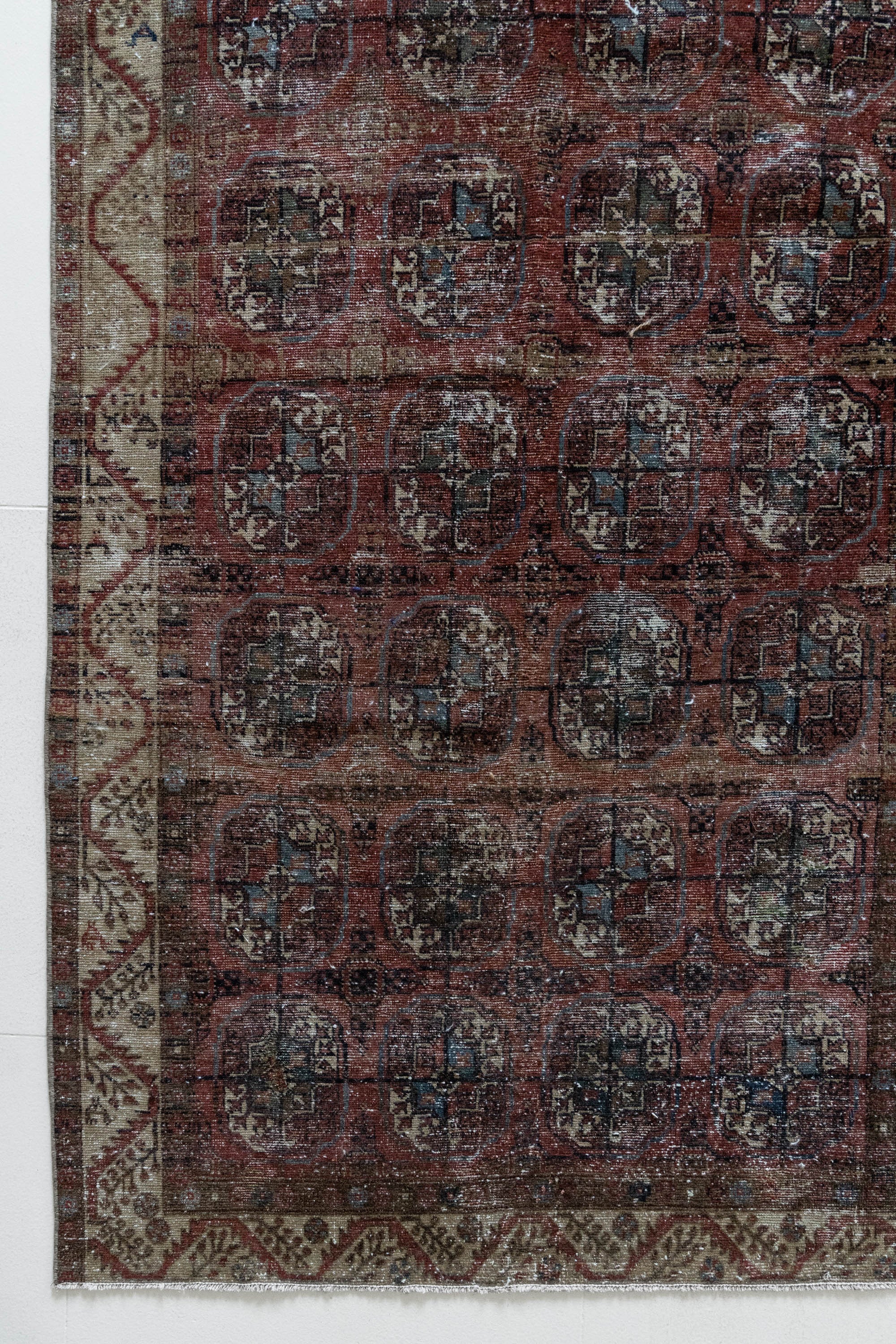 District Loom Vintage Boukhara scatter rug Arlee