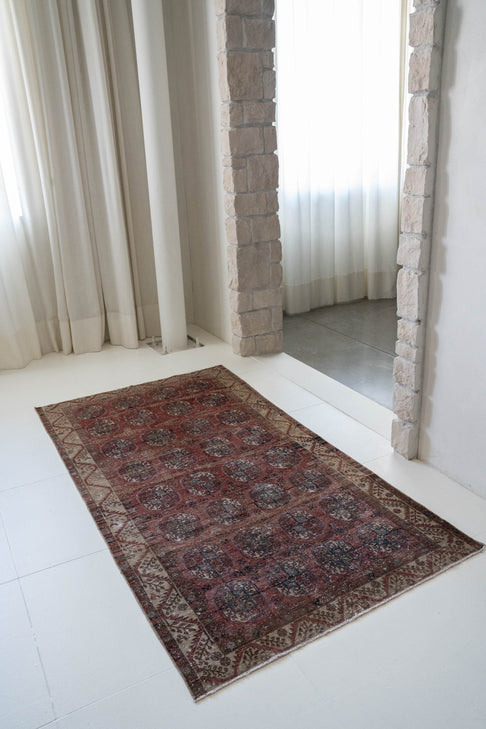 District Loom Vintage Boukhara scatter rug Arlee