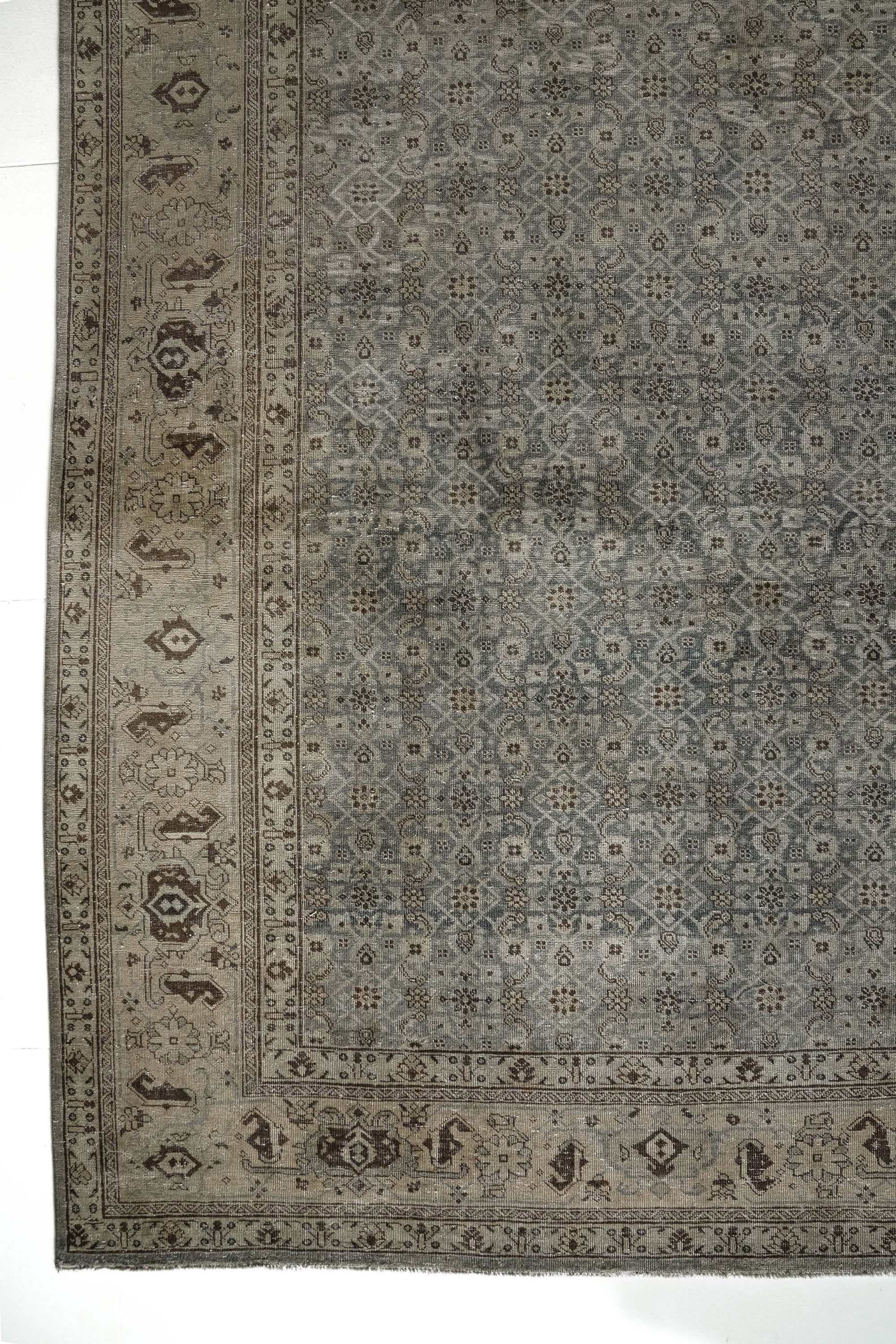 District Loom Antique Tabriz Area Rug Bea