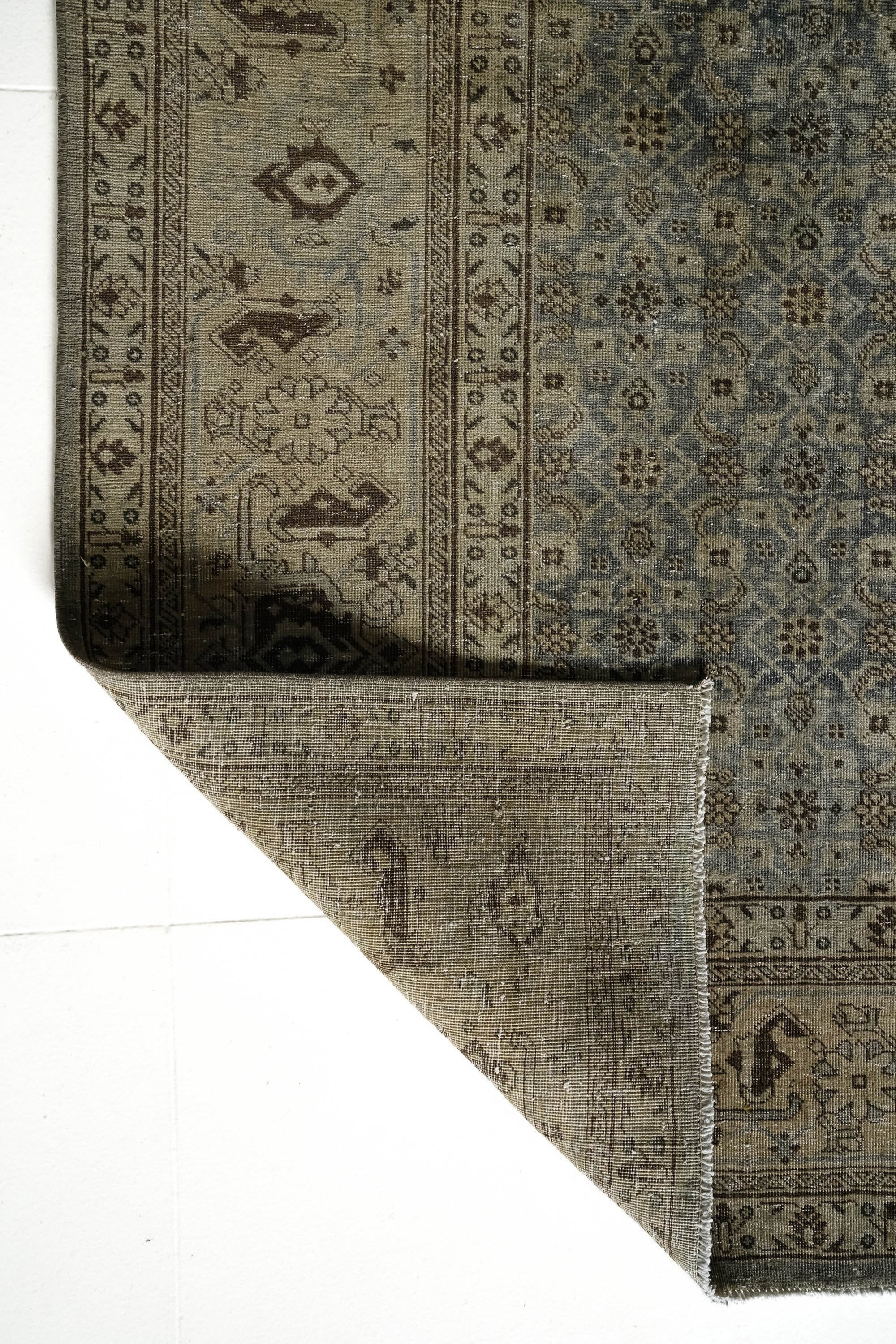 District Loom Antique Tabriz Area Rug Bea