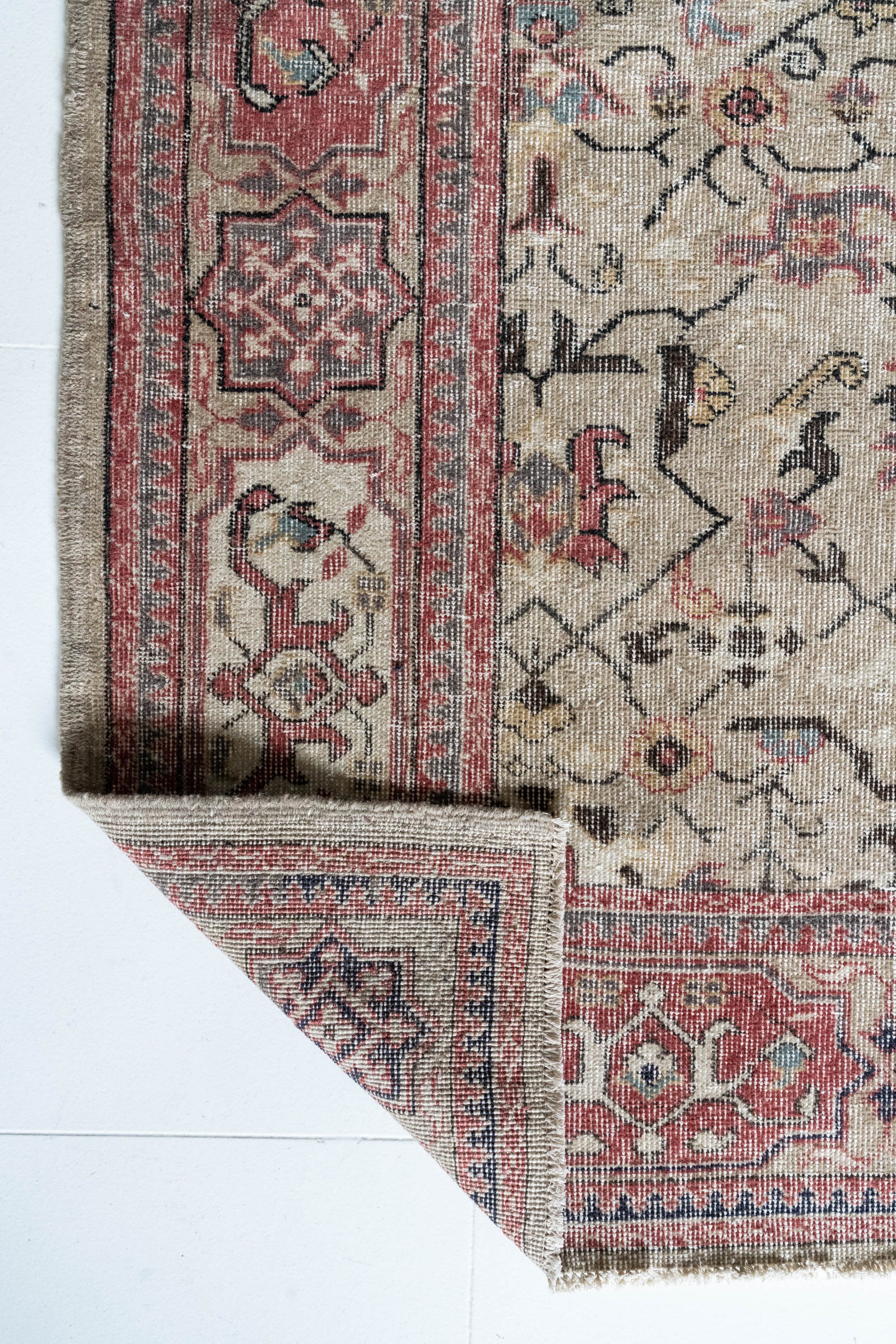 District Loom Vintage Isparta scatter rug Bitterroot