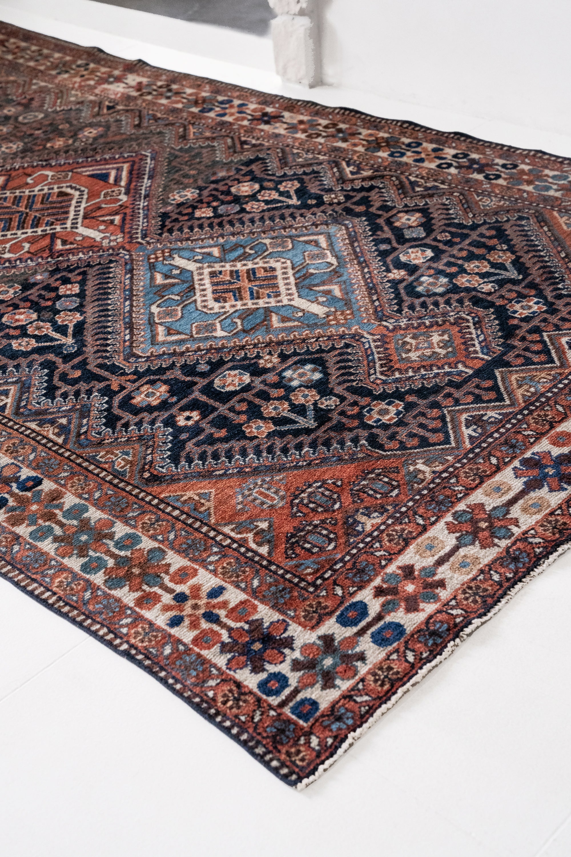 District Loom Vintage Bakhtiari Scatter Rug Bonner