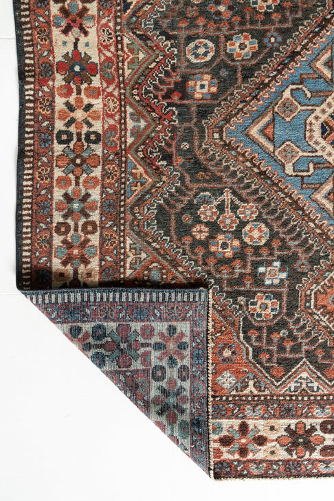 District Loom Vintage Bakhtiari Scatter Rug Bonner