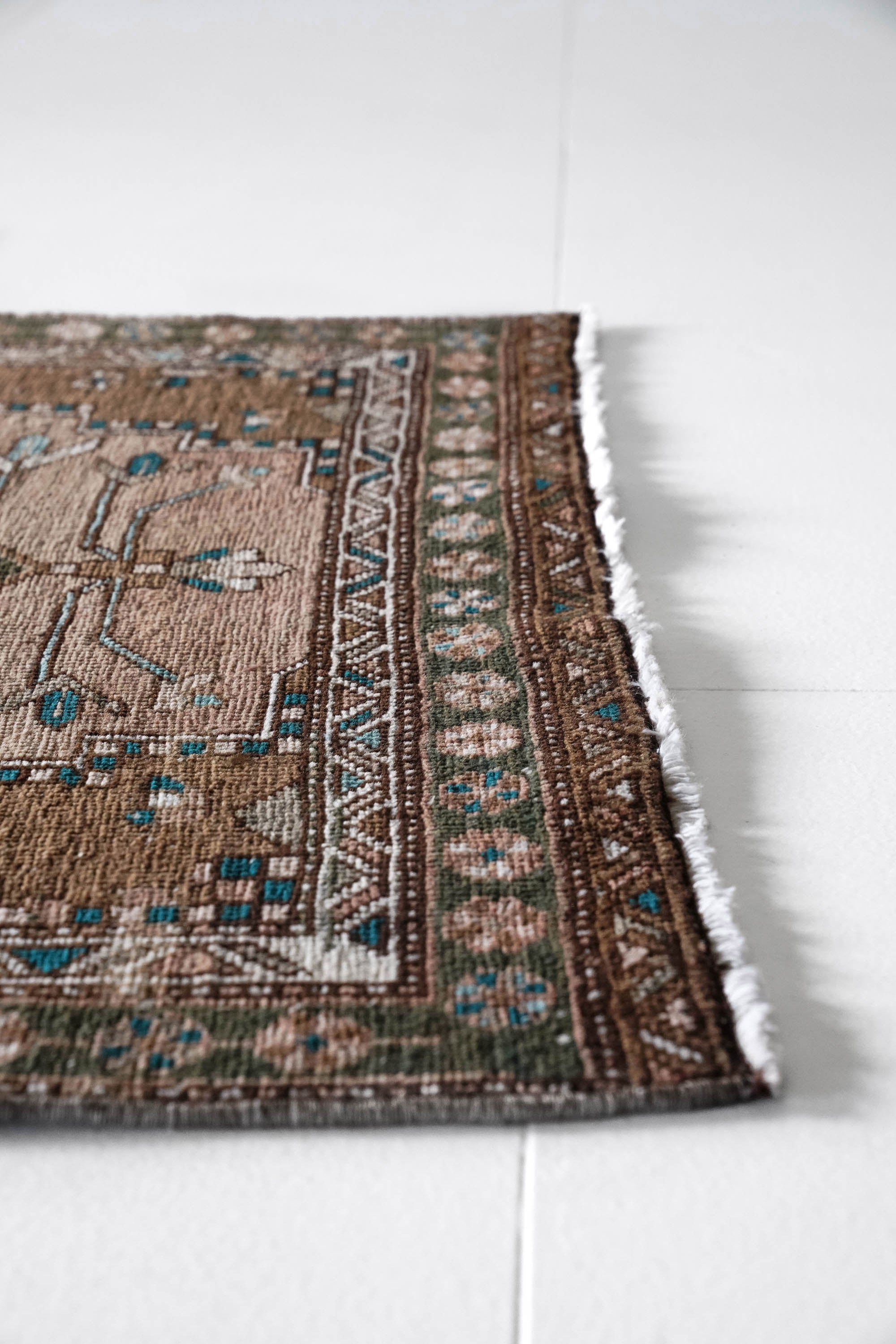 District Loom Antique Tabriz Runner Rug Brita