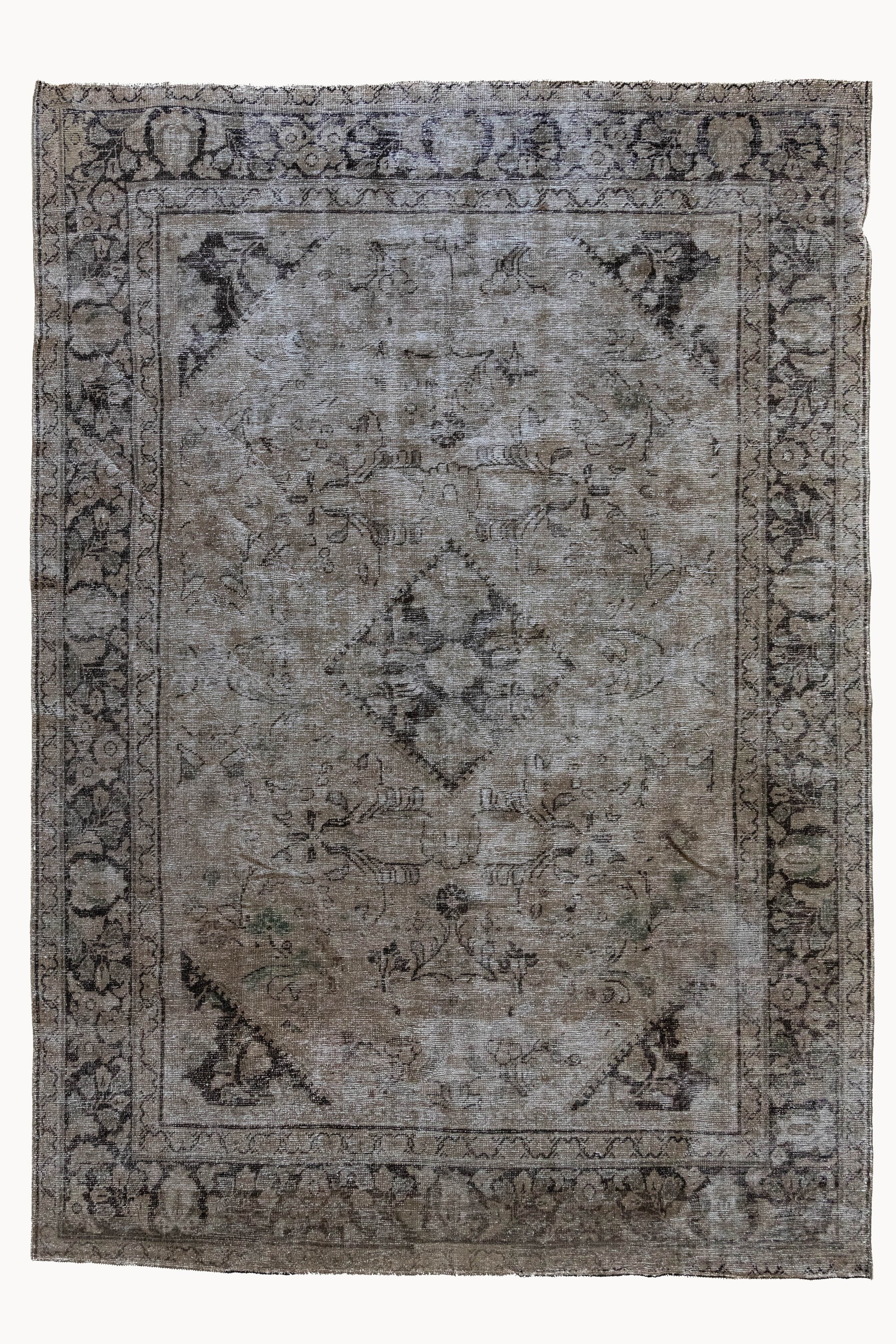 District Loom Antique Persian Mahal Area Rug Cascade