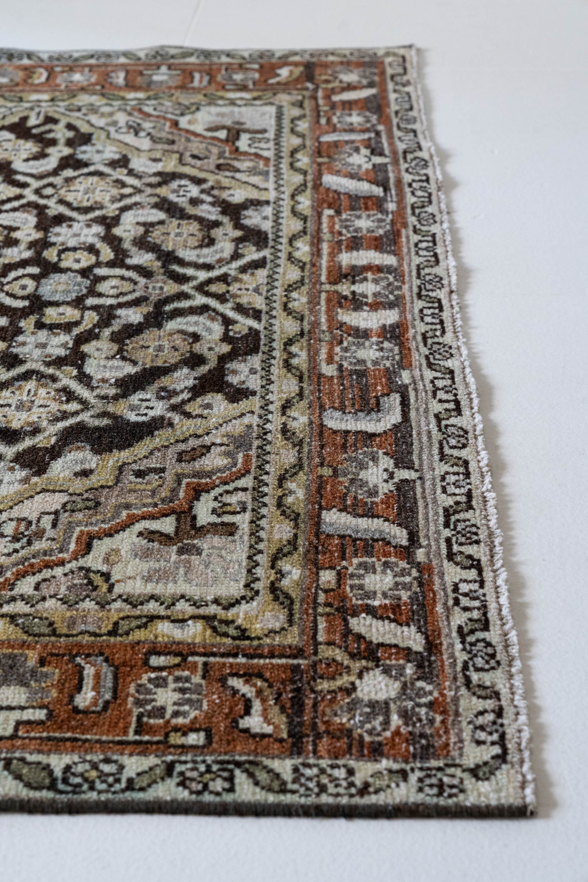 District Loom Vintage Malayer Scatter Rug Cedar