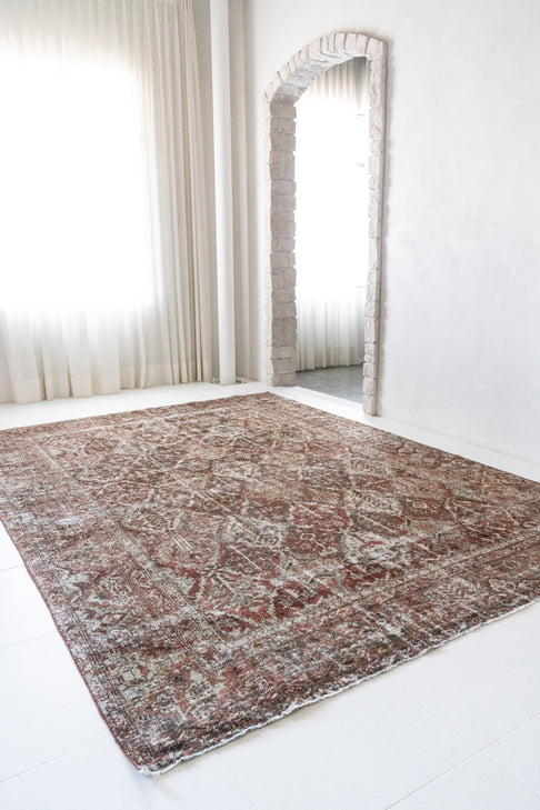 District Loom Vintage Bakhtiari rug Custer