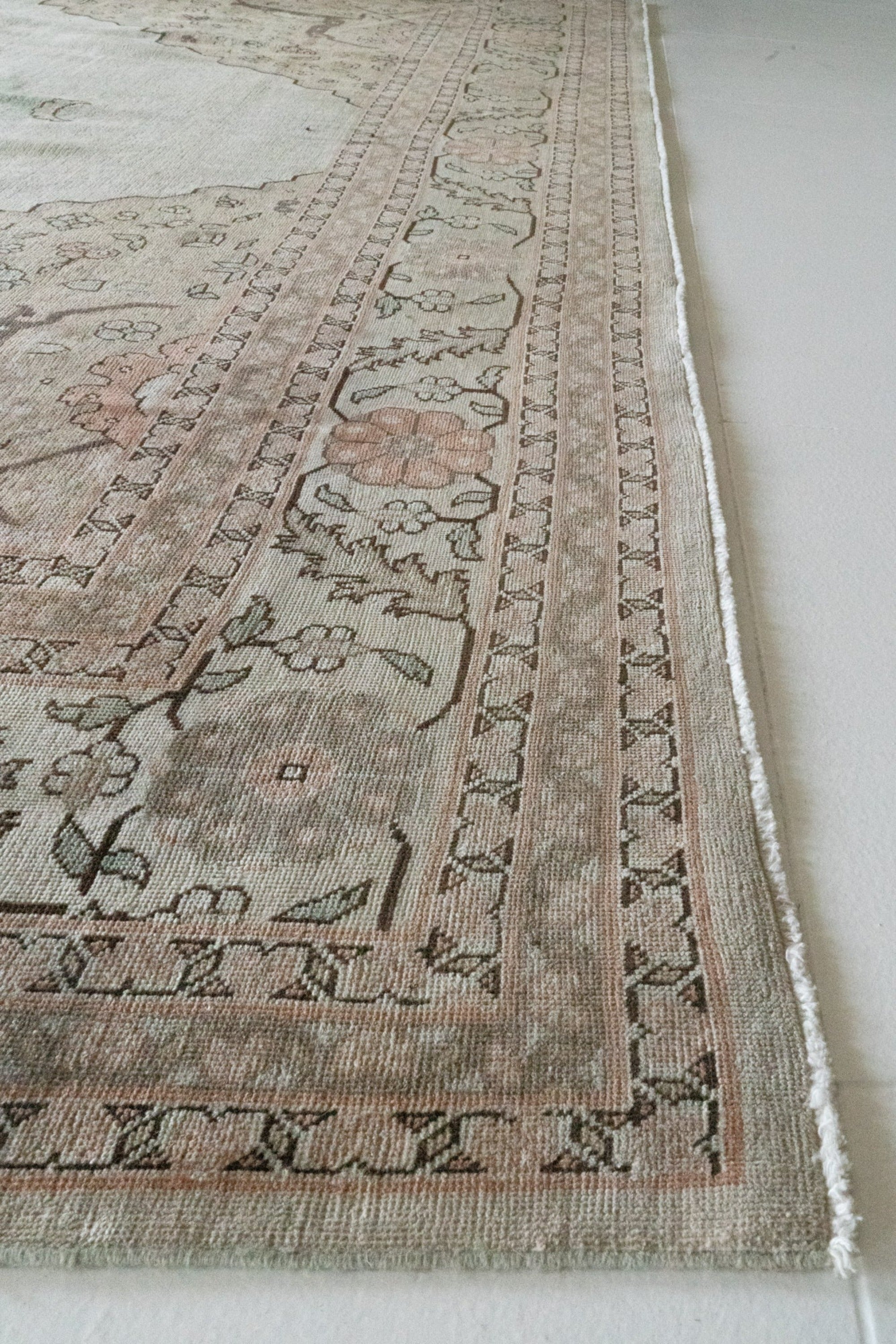 District Loom Antique Persian Tabriz Area rug Darby