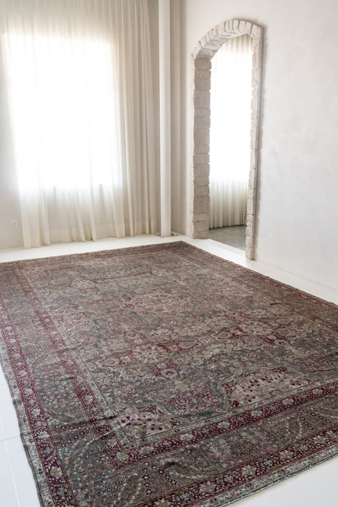 District Loom Antique Kerman Area Rug Ennis