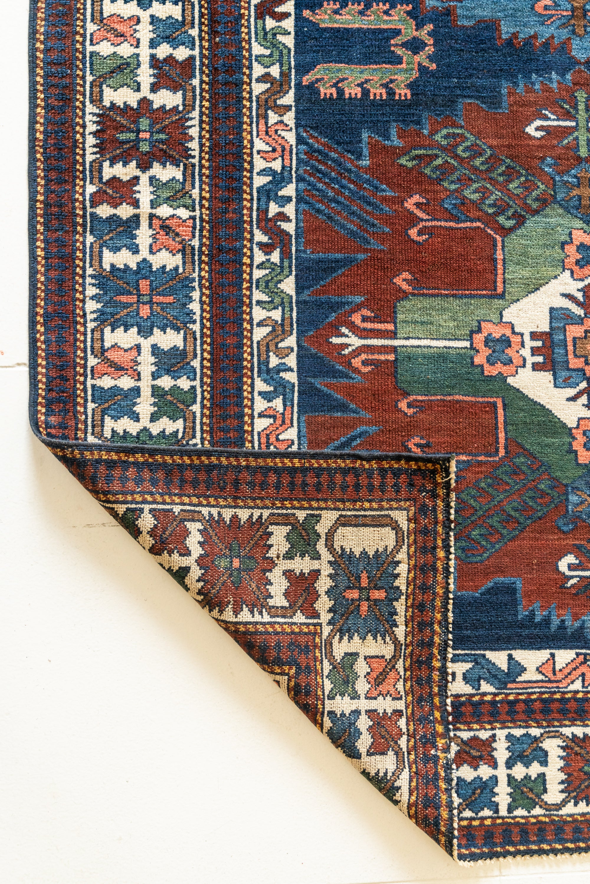 District Loom Antique Daghestan Scatter Rug Foundry