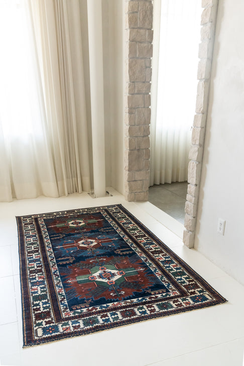 District Loom Antique Daghestan Scatter Rug Foundry