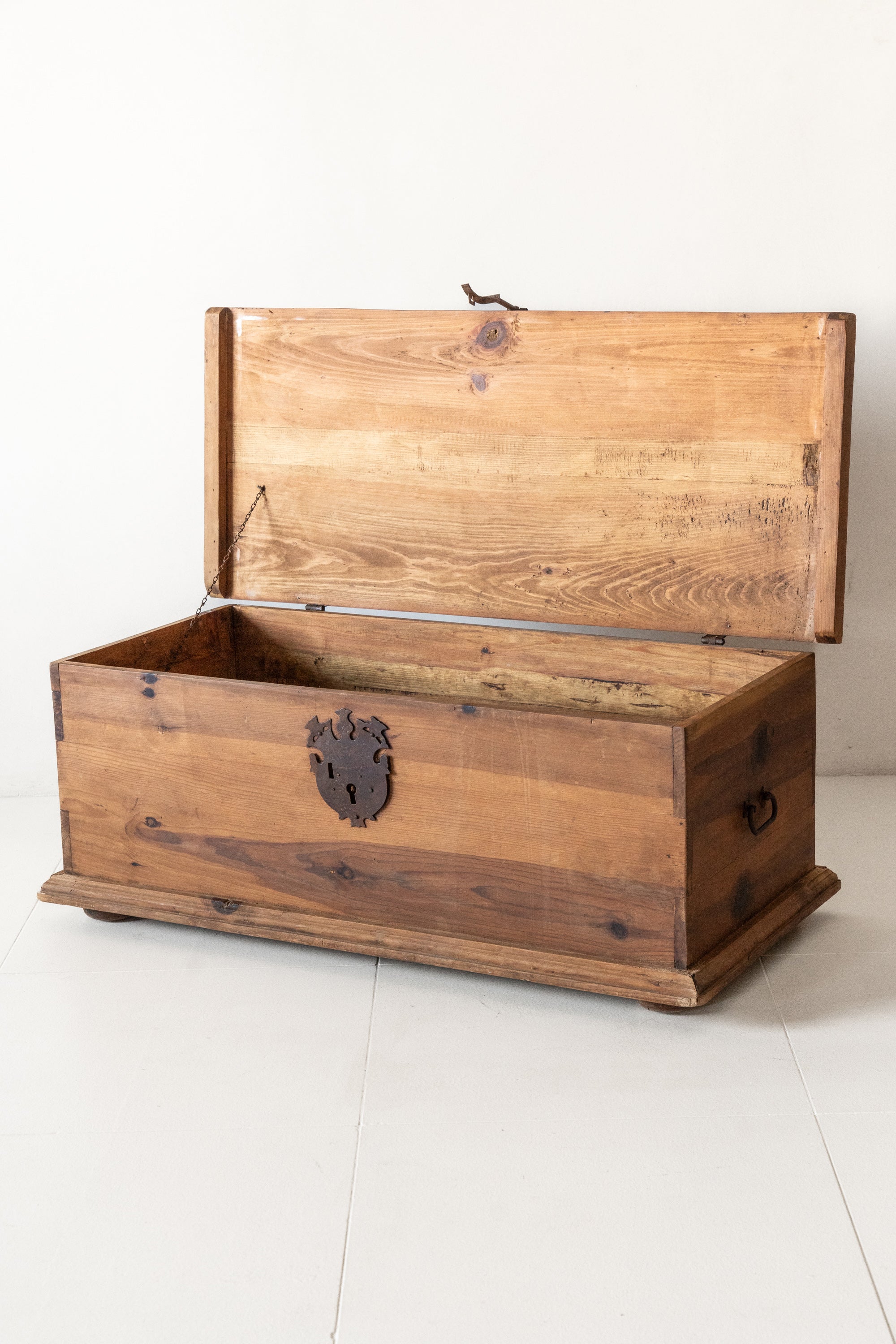 District Loom Furniture Antique Mexican trunk