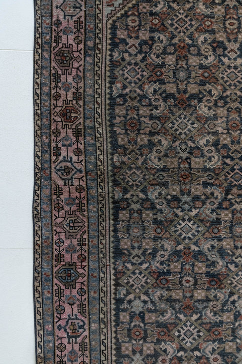 District Loom Vintage Malayer scatter rug Glacier