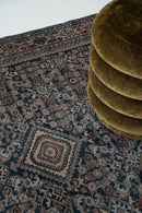 District Loom Vintage Malayer scatter rug Glacier