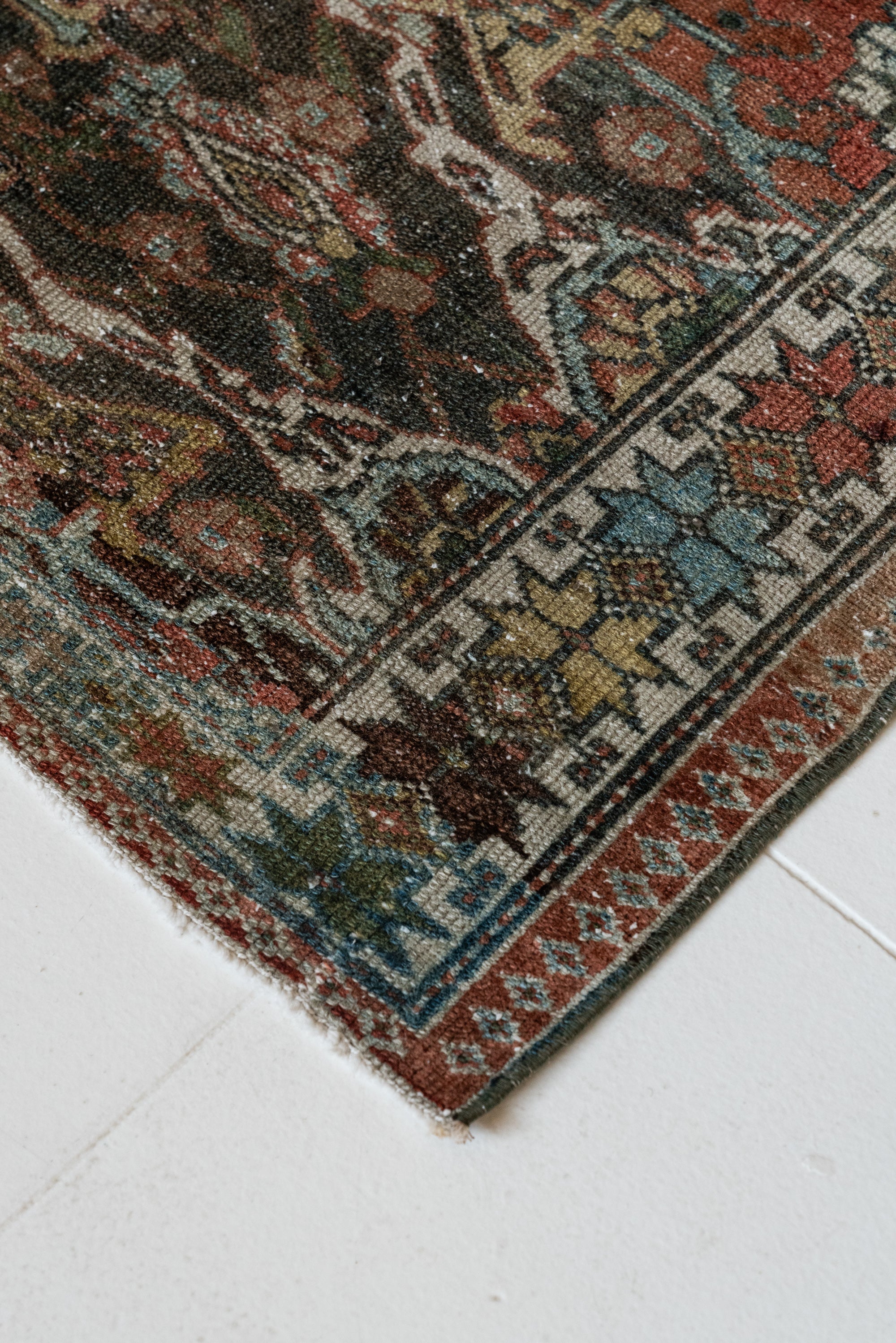 District Loom Antique Malayer Scatter Rug Grotto