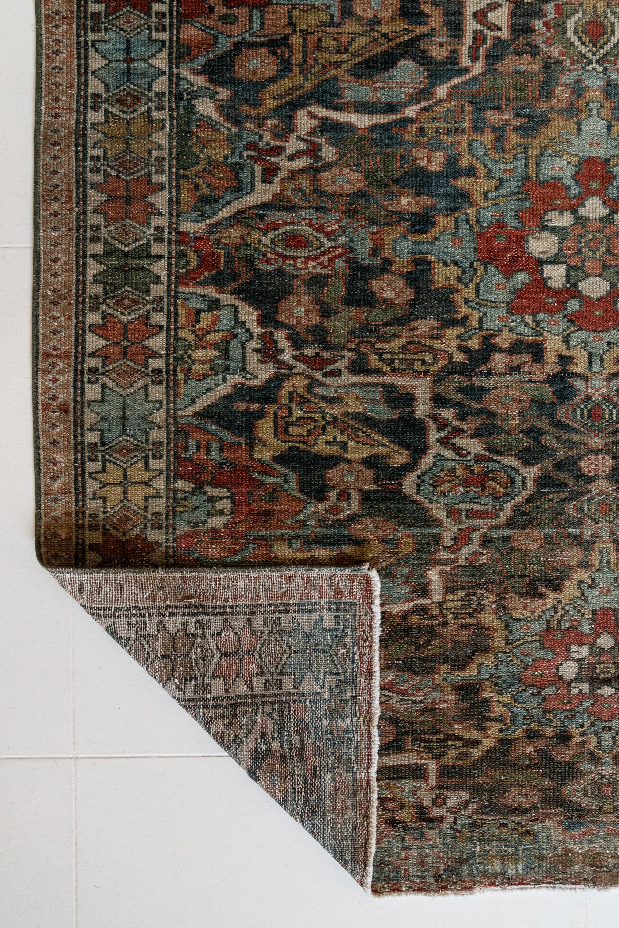 District Loom Antique Malayer Scatter Rug Grotto