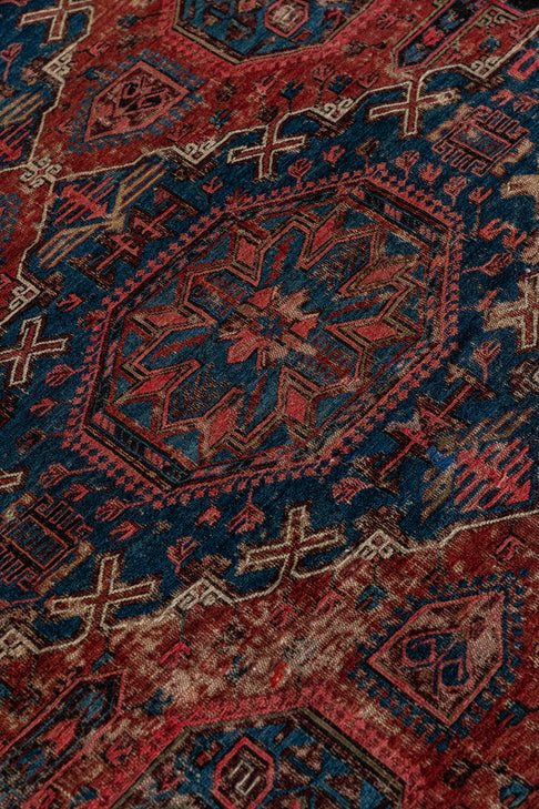 District Loom Vintage Soumak Scatter Rug Harrison