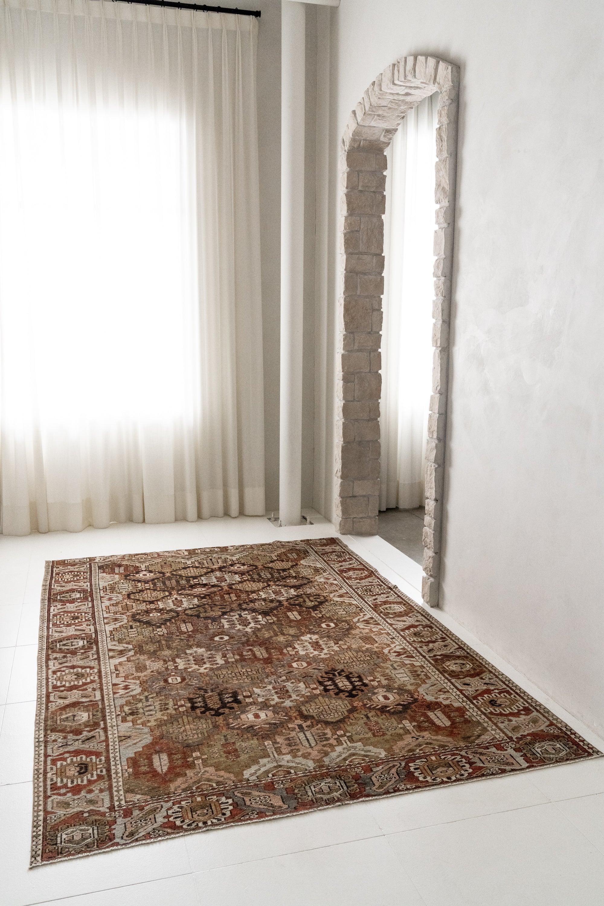 District Loom Vintage Bakhtiari Scatter Rug Hathaway