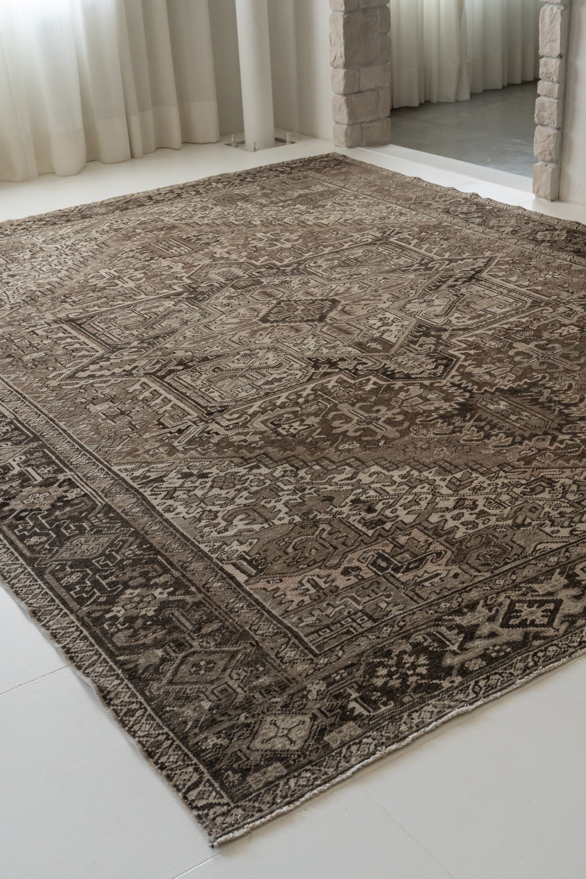 District Loom Antique Heriz Area Rug Kent