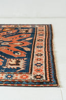 District Loom Antique Caucasian Wide Runner Rug Lowell