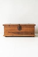 District Loom Furniture Antique Mexican trunk