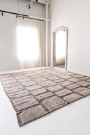 Modern hand knotted Afghan Tulu area rug 013 made to order