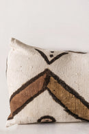 African Mud Cloth Pillow Cover by artist Kader Boly for District Loom