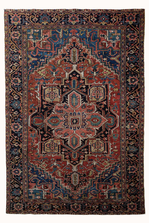 District Loom Antique Heriz Area Rug Ovando