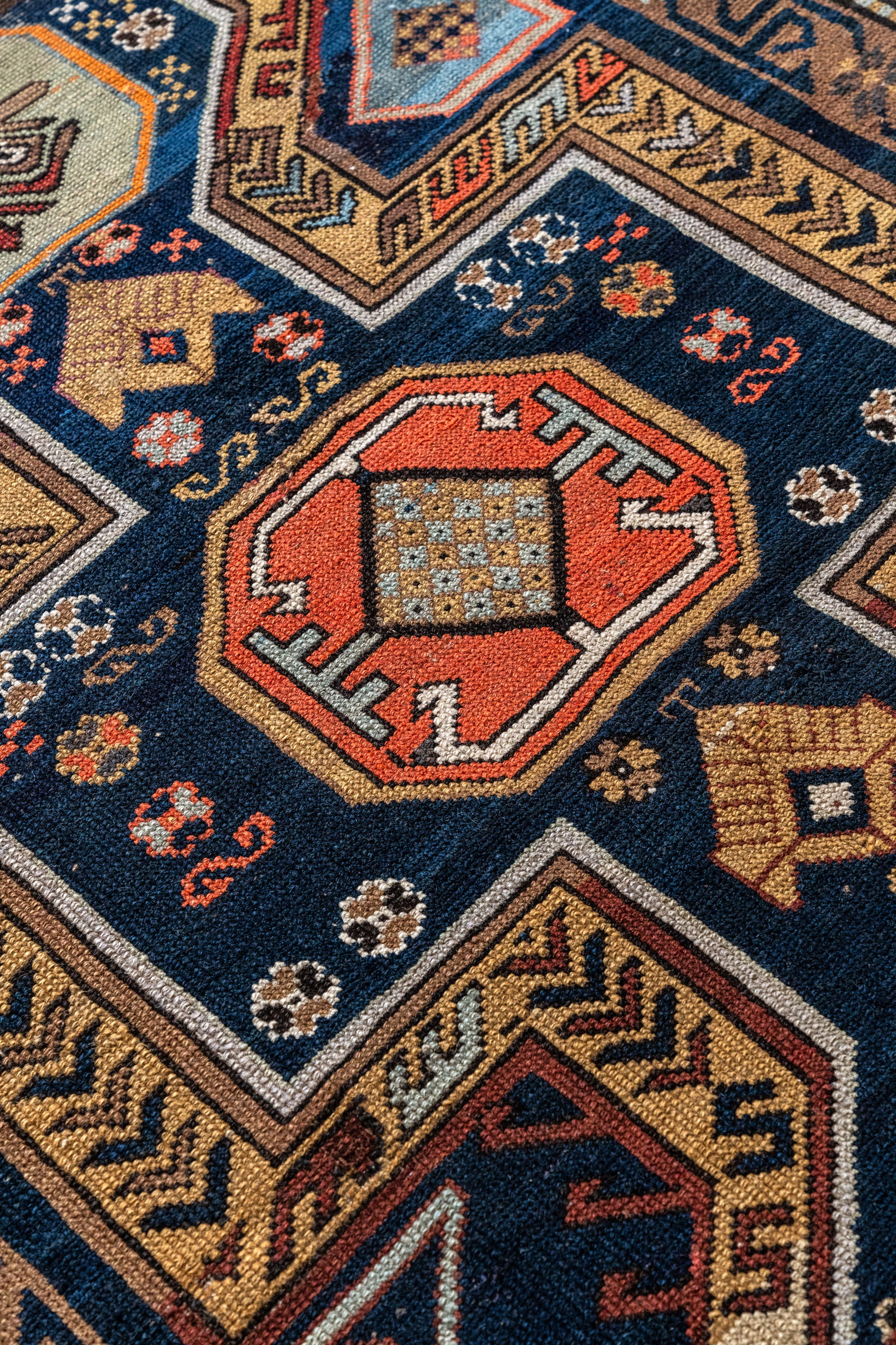 District Loom Vintage Dagestan Scatter Rug Potosi