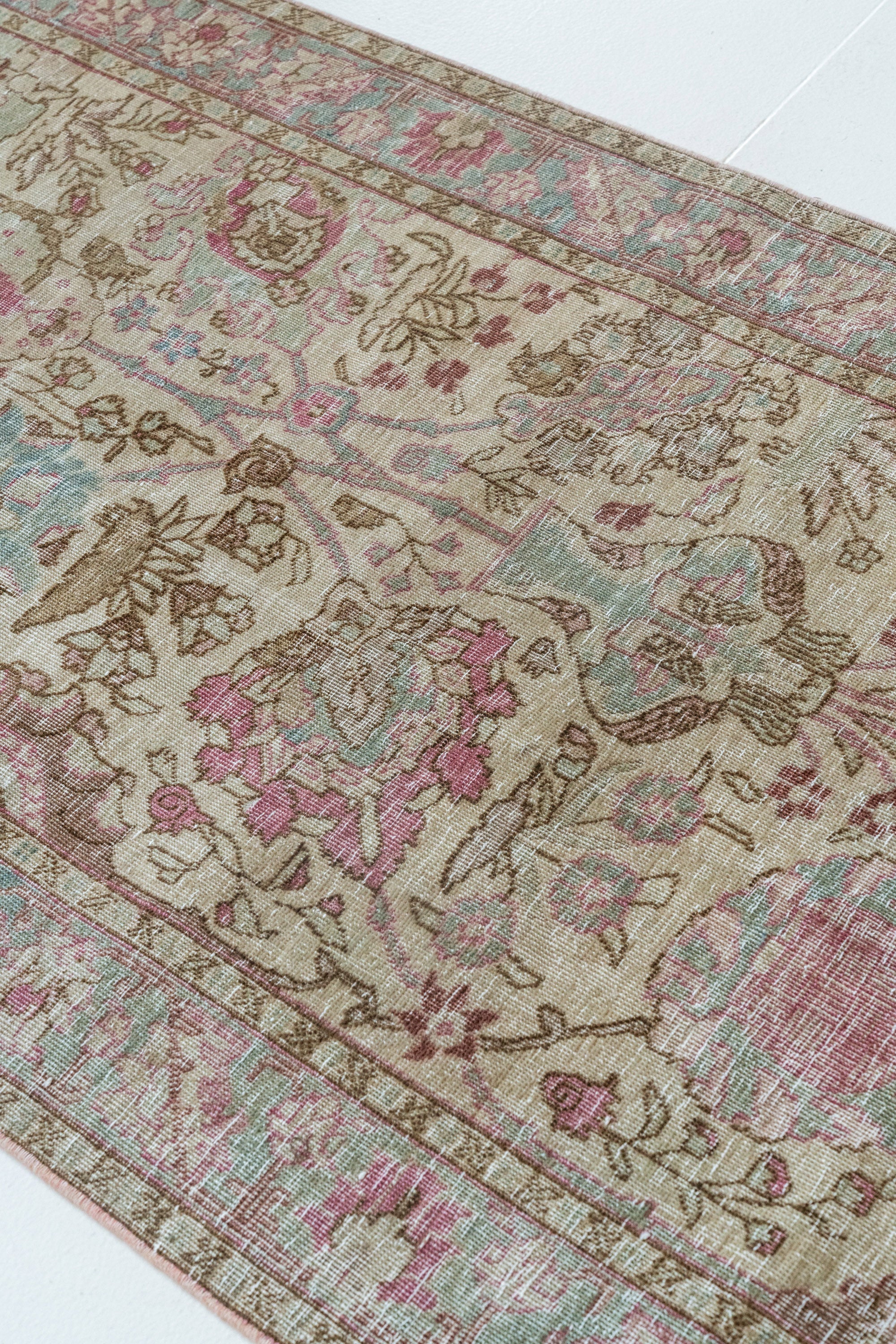 District Loom Antique Tabriz Runner Rug Priscilla