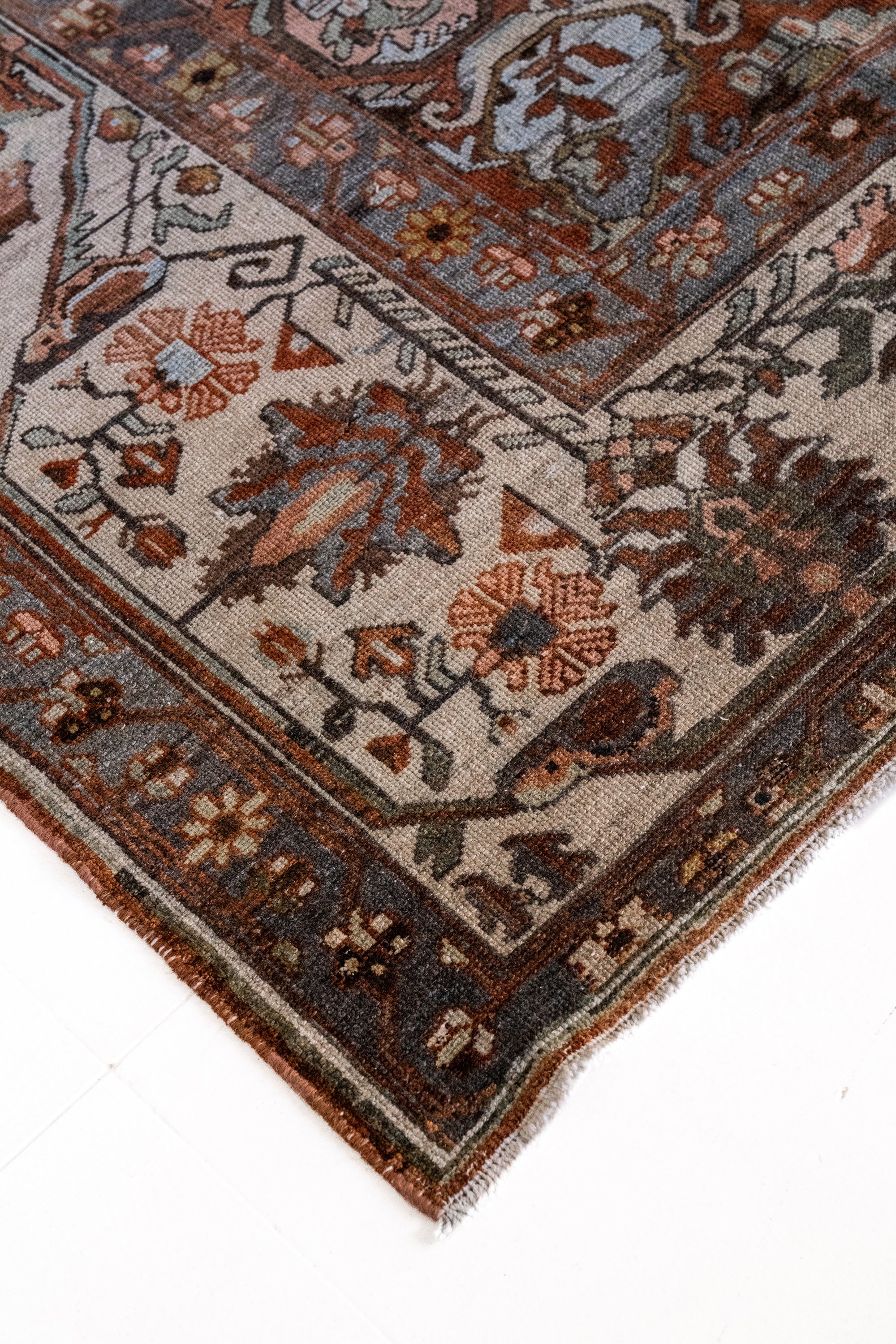 District Loom Antique Area Rug Prismatic