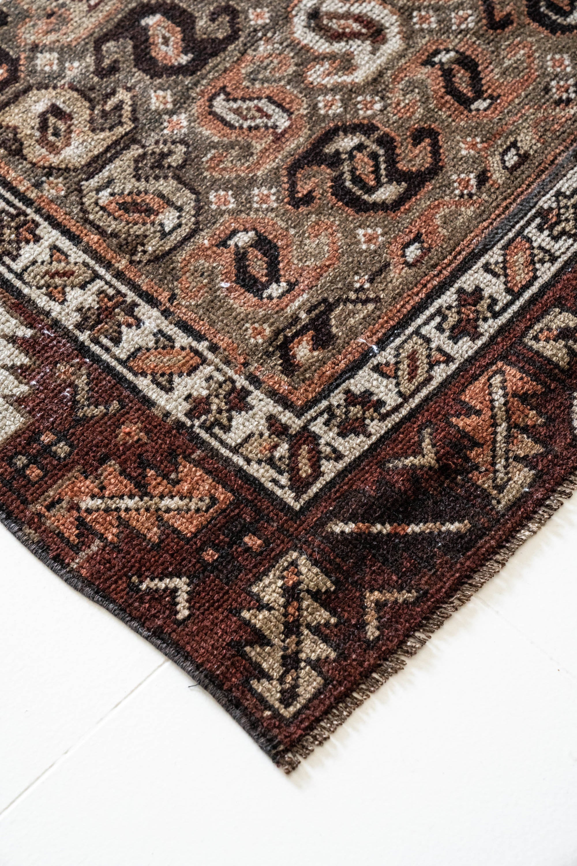 District Loom Vintage Persian Shiraz runner rug Wren