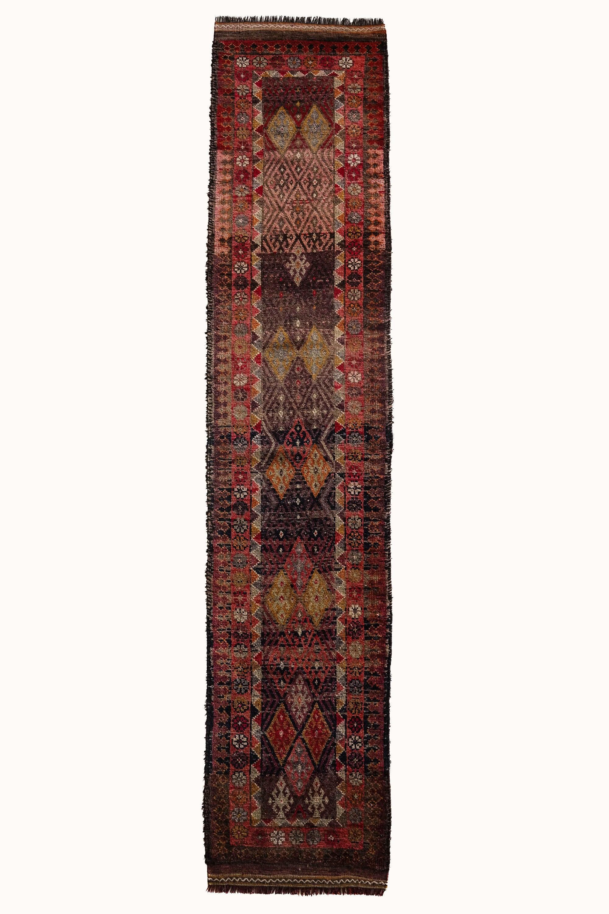 District Loom Antique Runner Rug Rowen