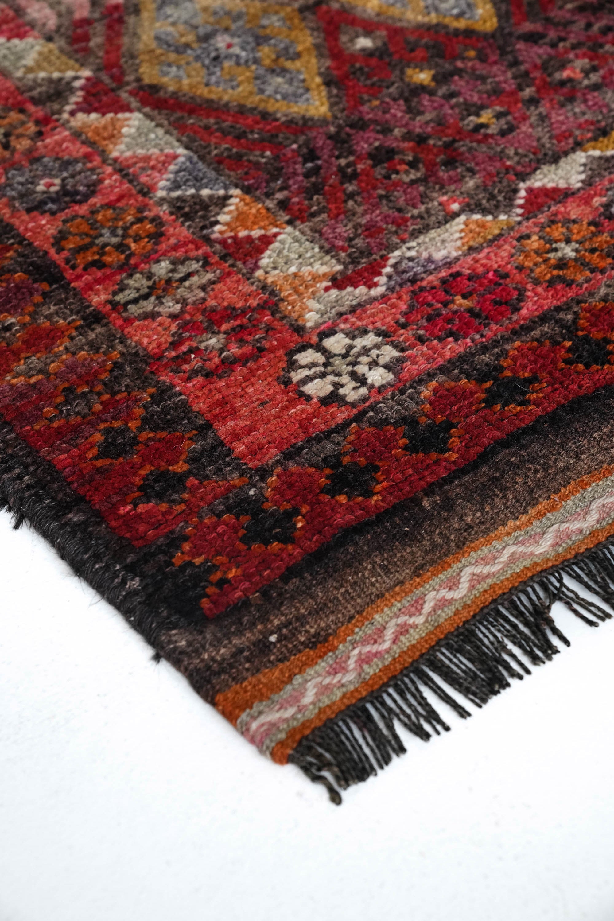 District Loom Antique Runner Rug Rowen