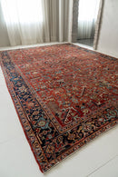 District Loom Vintage Heriz Area Rug Sanders