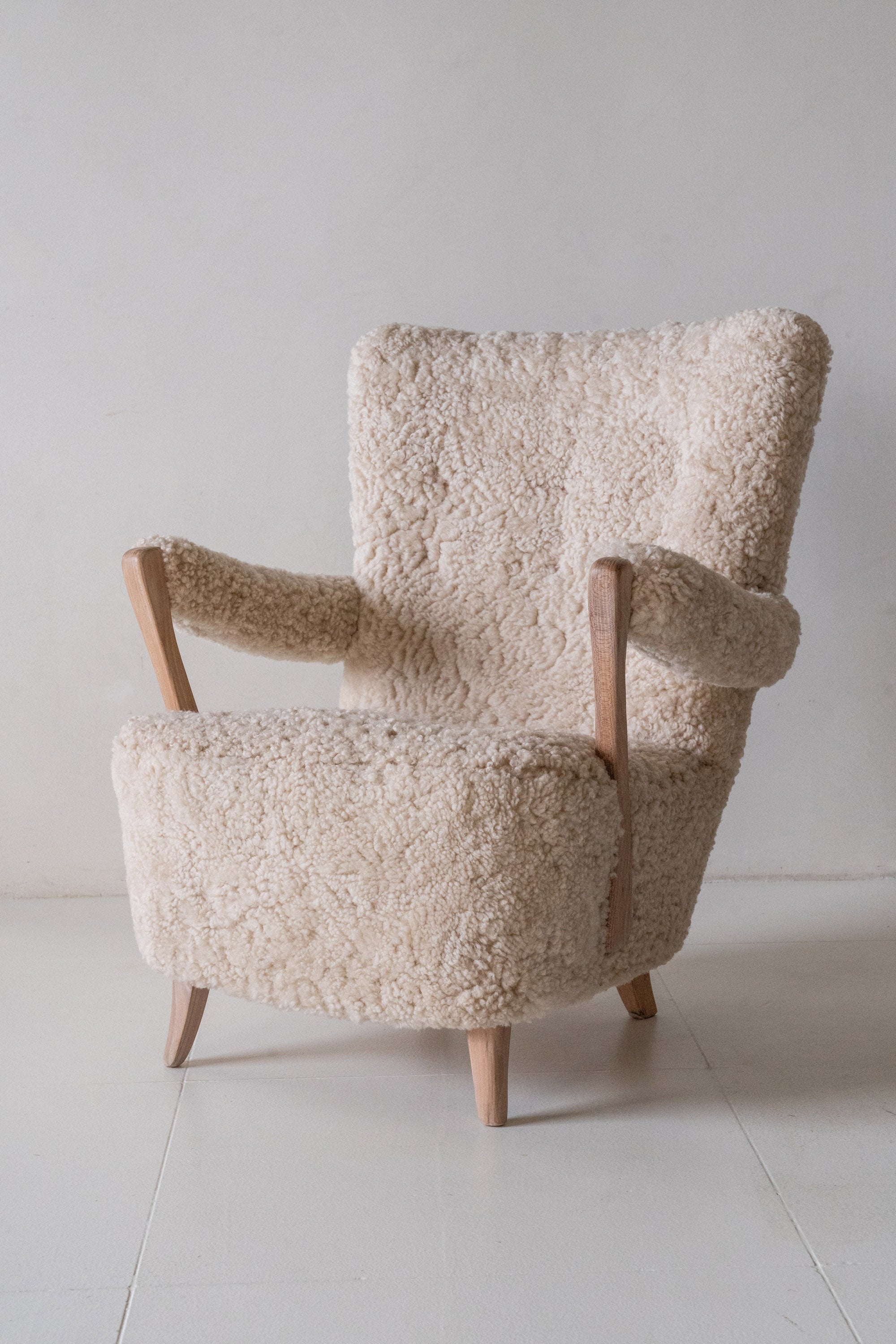 Danish sheepskin online chair