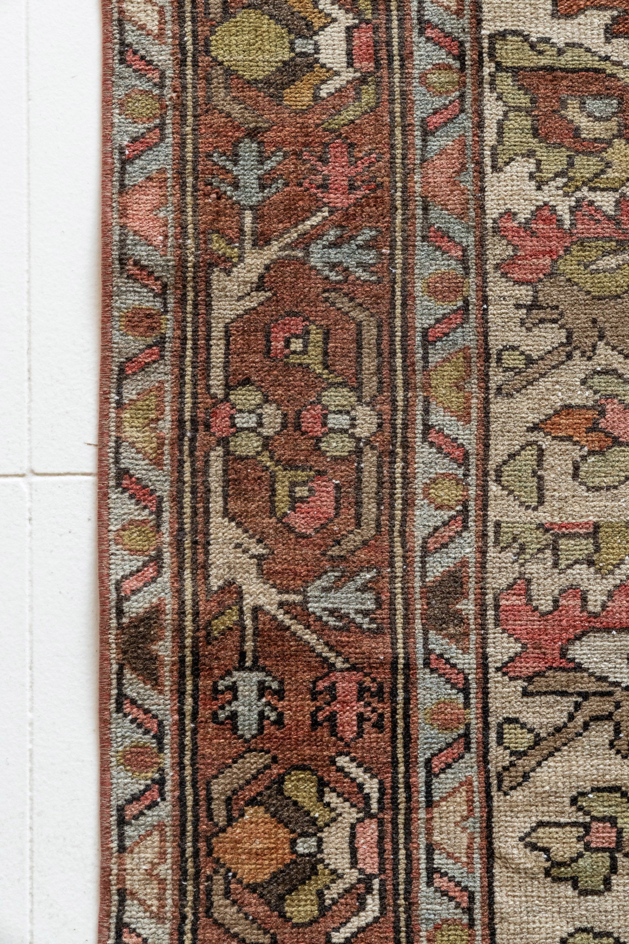 District Loom Antique Bahktiari Scatter Rug Shia