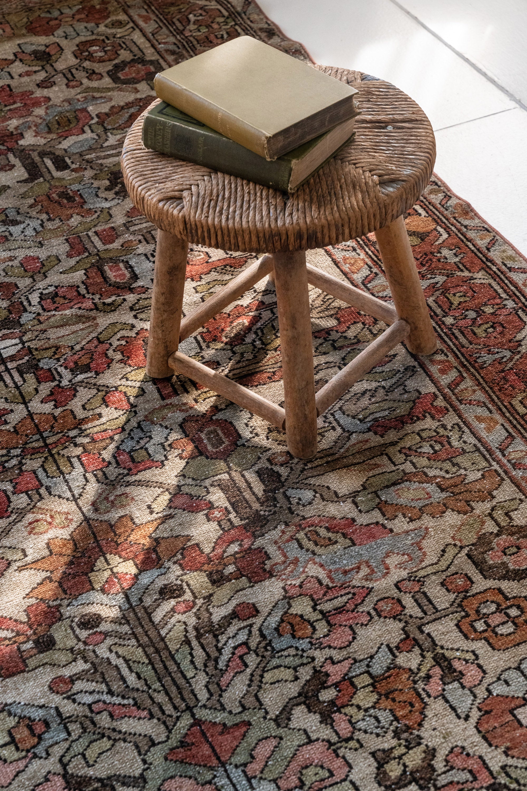 District Loom Antique Bahktiari Scatter Rug Shia