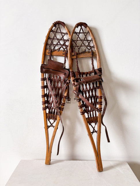 District Loom Vintage snowshoes