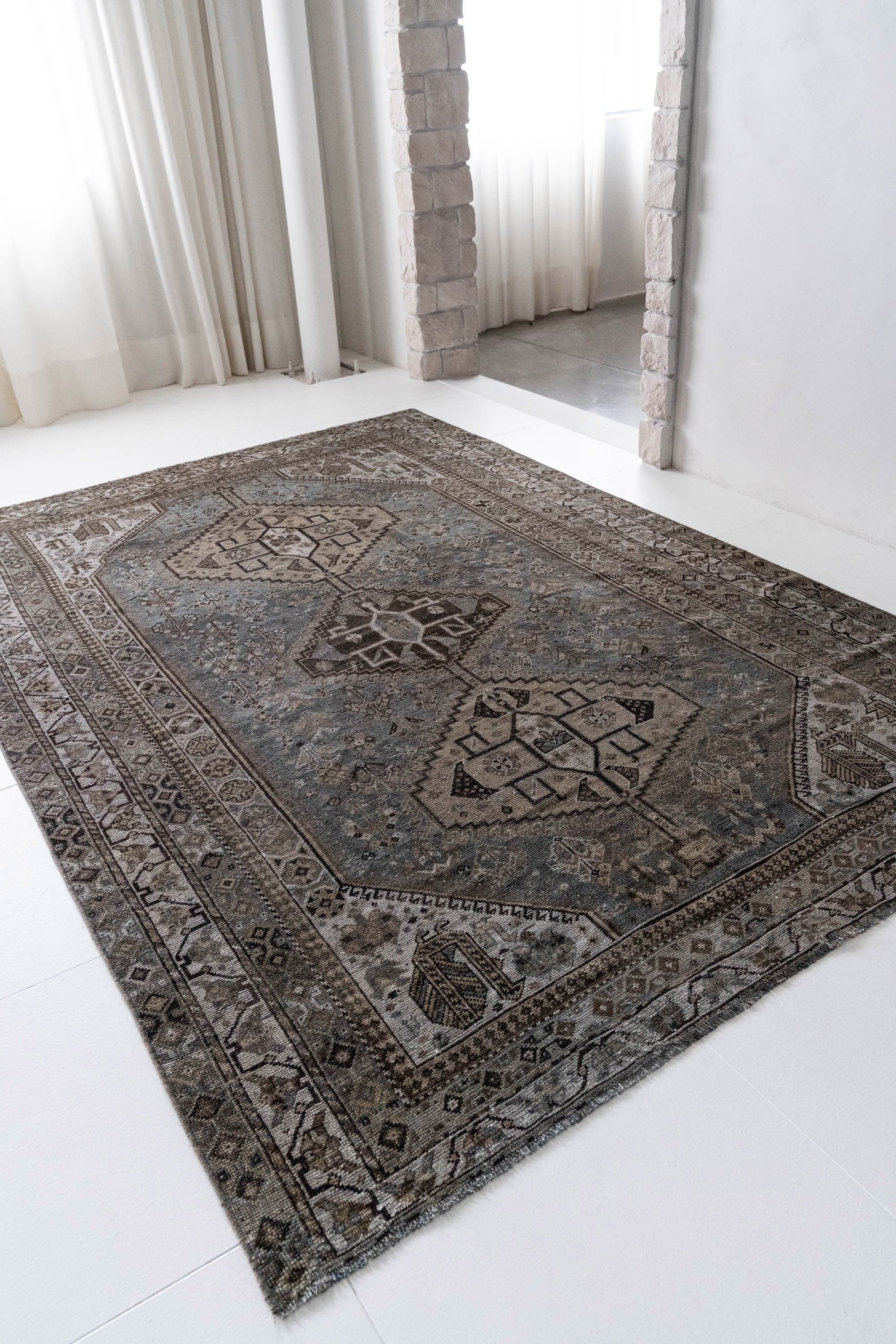 District Loom Vintage Shiraz area rug Tendoy