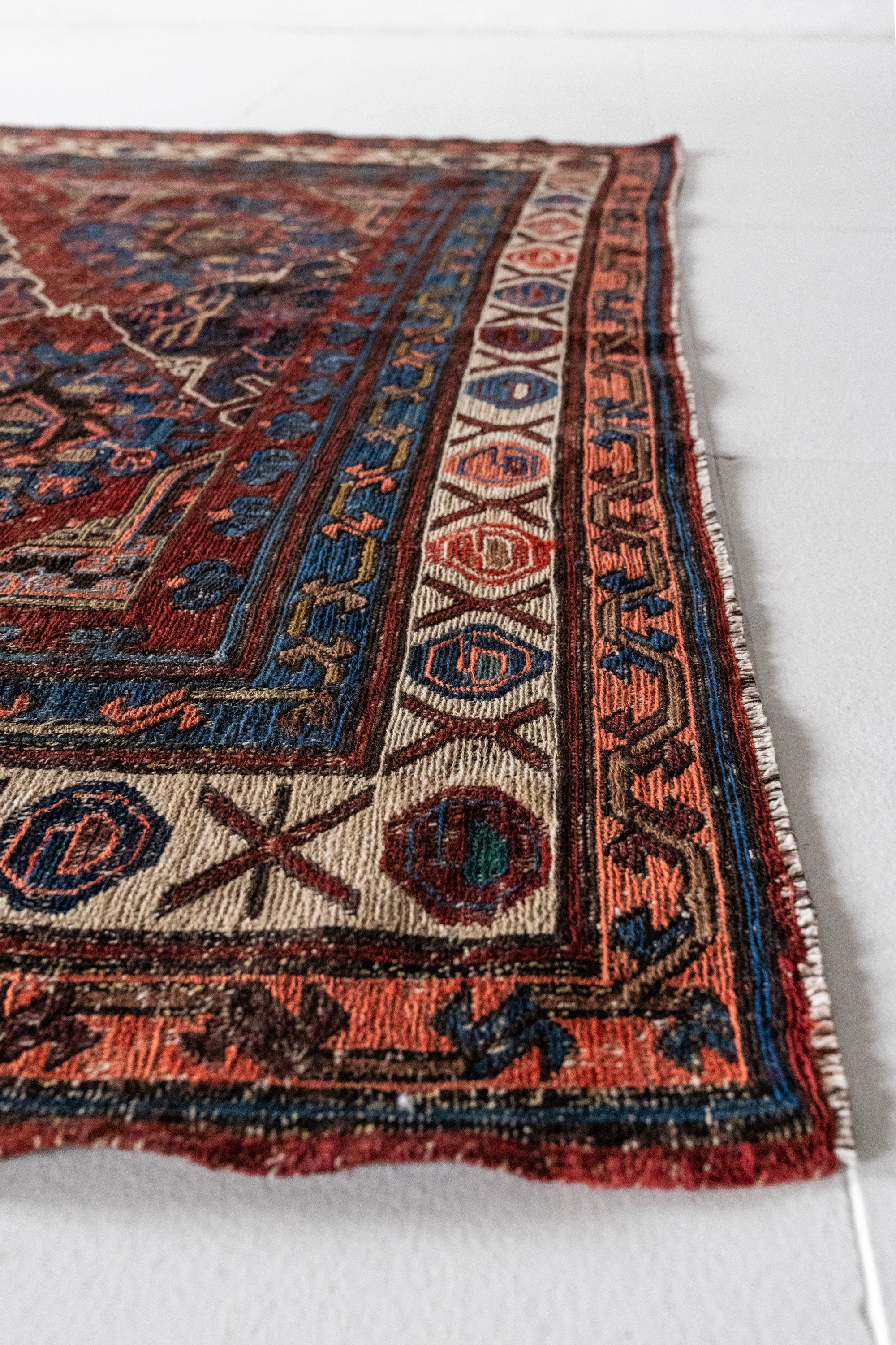 District Loom Vintage Soumak scatter rug Teton