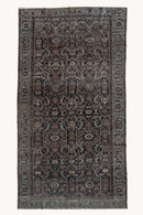 District Loom Antique Malayer Wide Runner Rug Timber